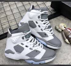 AIR JORDAN HAUT DE GAMME GRIS &amp; BLANC ET MARRON – CONFORT, STABILITE ET STYLE URBAIN&nbsp;&nbsp;