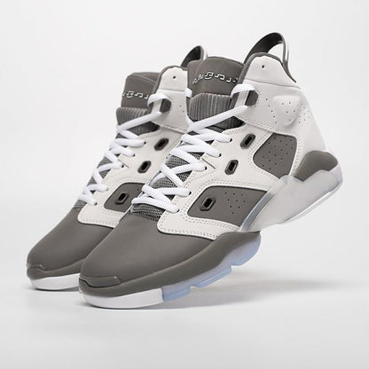 AIR JORDAN HAUT DE GAMME GRIS &amp; BLANC ET MARRON – CONFORT, STABILITE ET STYLE URBAIN&nbsp;&nbsp;